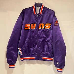 Vintage Starter Phoenix Suns Satin Jacket Size XL